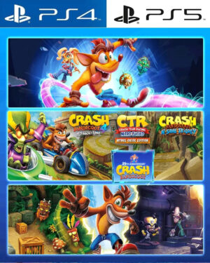 Crash Bandiccoot 4 + Crash Trilogy + Crash Nitro Crashiversary Pack PS4 | PS5
