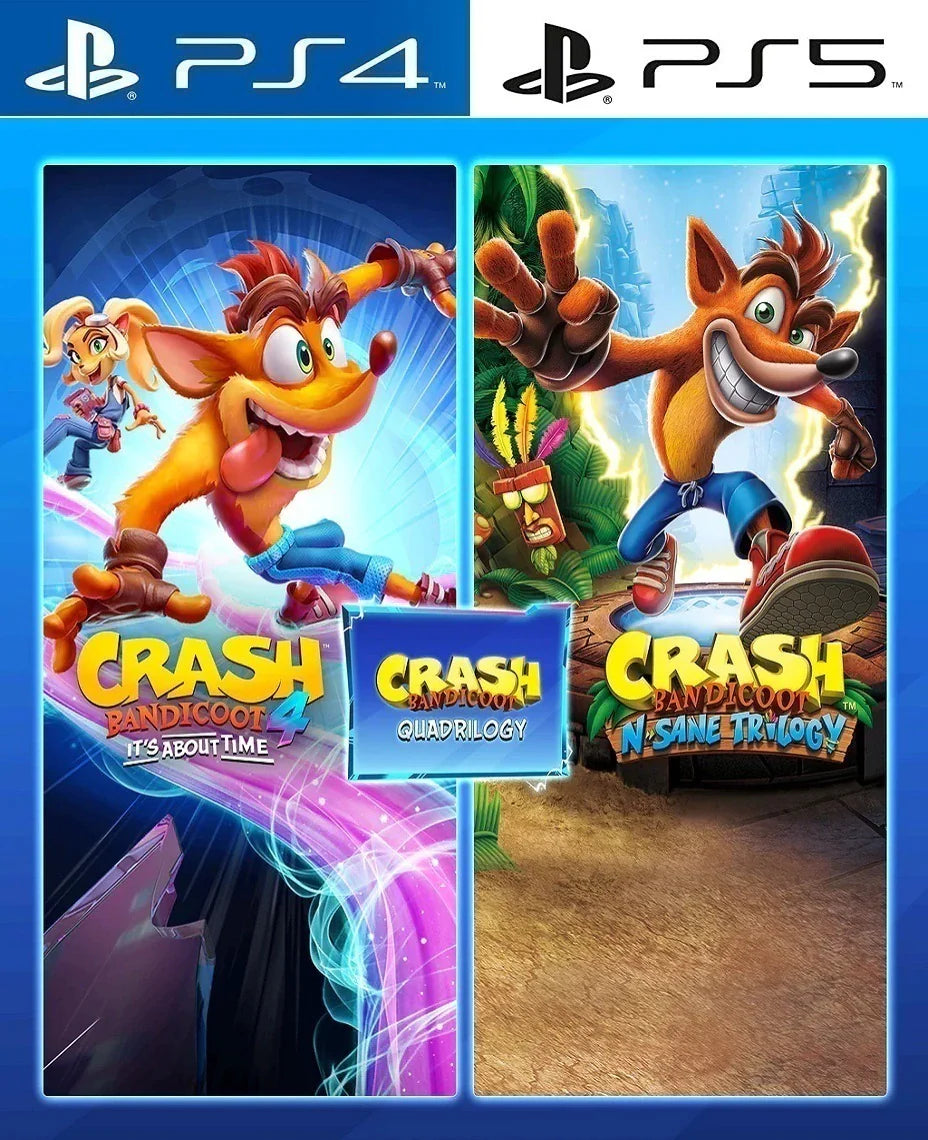 5_92da5db0-0a5d-4c4b-995c-493071a6c44c.jpg Crash Bandiccoot 4 + Crash Trilogy Lote Quadrilogy PS4 | PS5