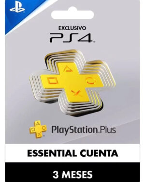 PS Plus Essential 3 Meses PS4