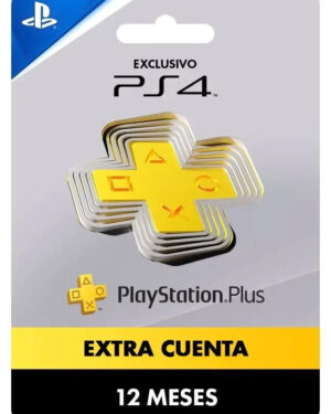 PS Plus Extra 12 Meses PS4